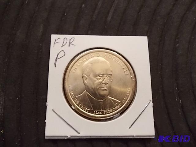 lot 25 image: FDR Presidential Dollar P...