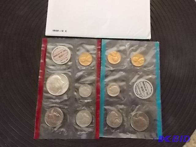 lot 3 image: 1968 US Mint Set P & D...