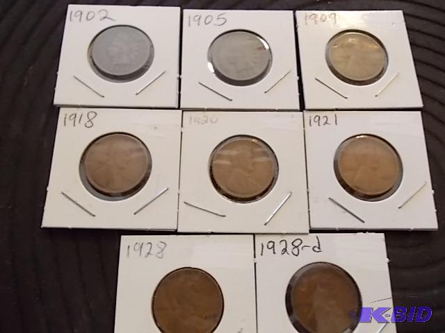 lot 55 image: Assorted Pennies 1902-1928...