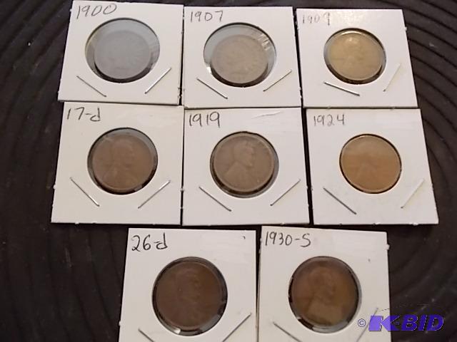 lot 57 image: Assorted Pennies 1900-1930...