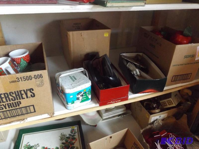 lot 23 image: Christmas decor, cups, misc household...