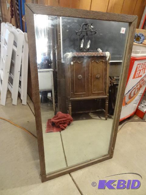 26 X 45 Wood Framed Mirror...