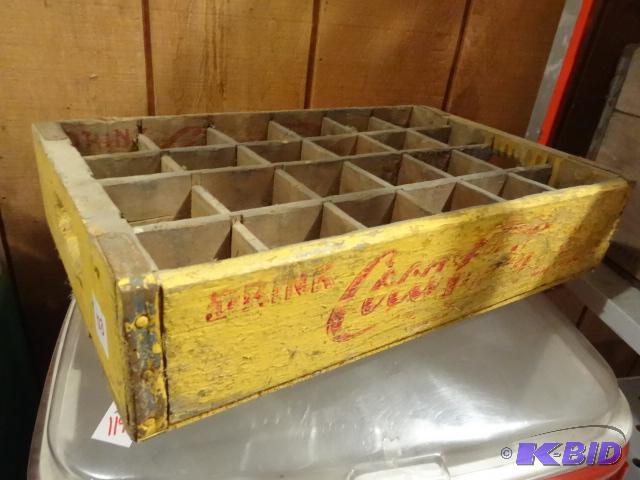 Vintage Wood Coca Cola Bottle Tray...