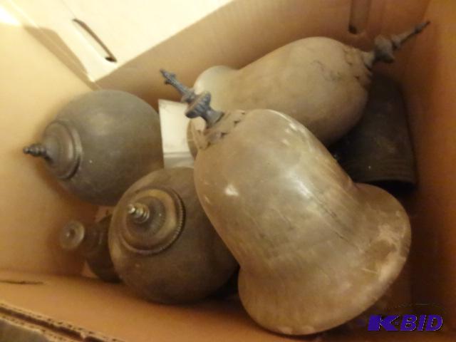 5 Misc Vintage Light Globes...