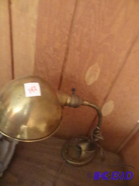 Vintage Brass Desk Lamp...