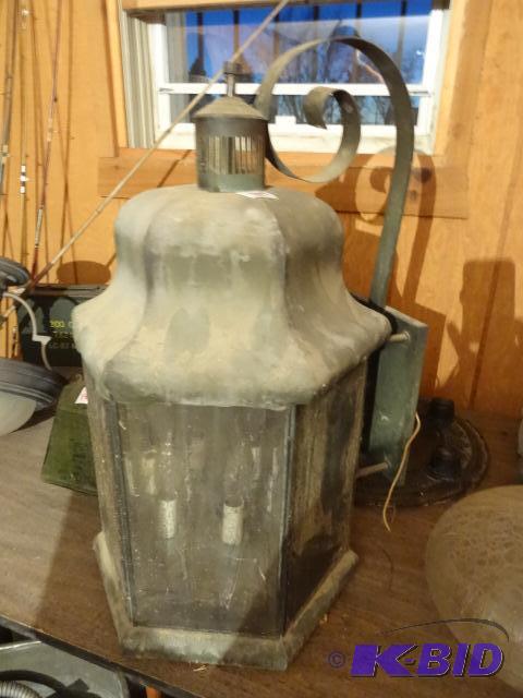 Large Outdoor Wall Light. Vintage 24&quot Ta...