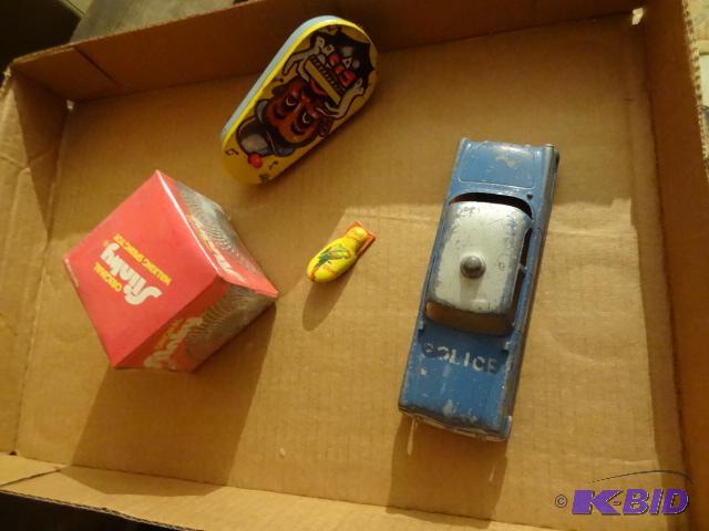 Original Slinky, Excel Police car. Vintage no...