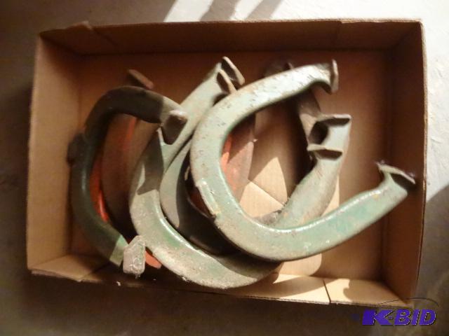 Box of Misc Horse Shoes...