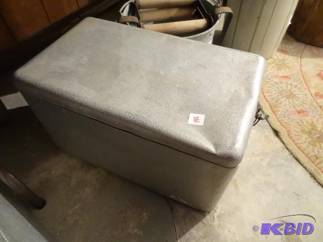 Vintage aluminum cooler Cronco Mpls Mn...