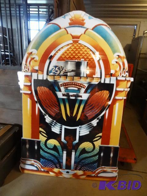 Large Foam Cut out of a Juke Box 47 X 69...