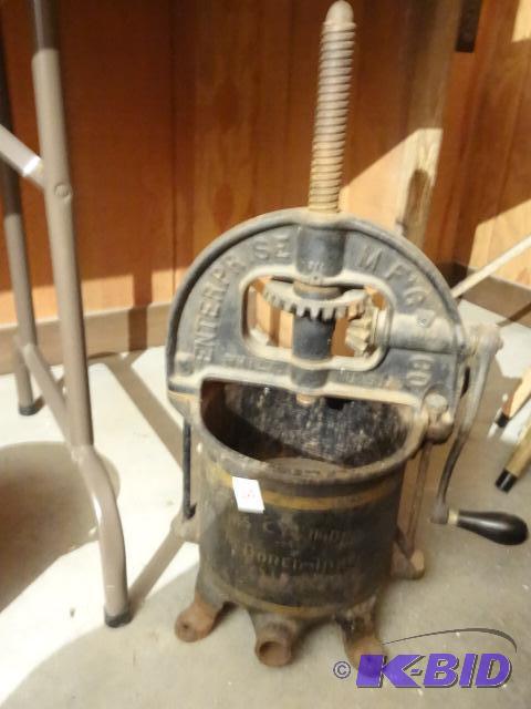 Enterprise MFG. Vintage Food Press...