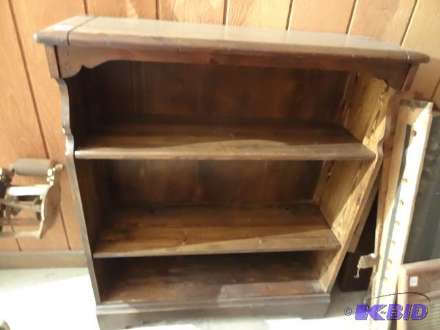 Vintage Wood Book Shelf 36 X 12 X 42...