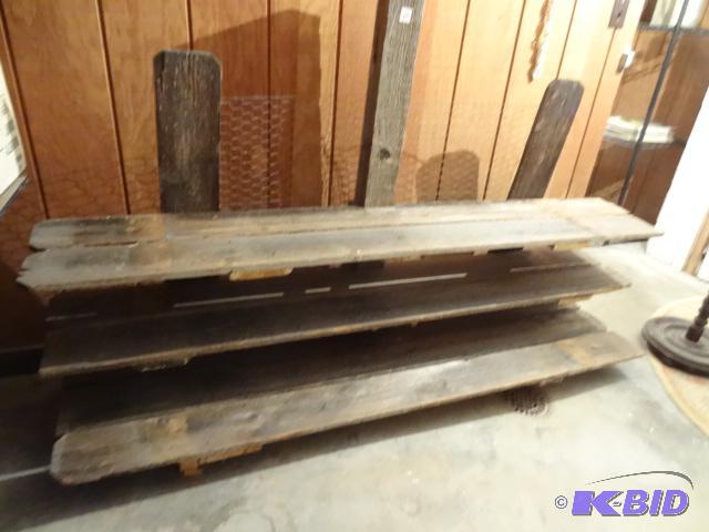 Shelf Unit Made out of Vintage Barn Wood 72 X...