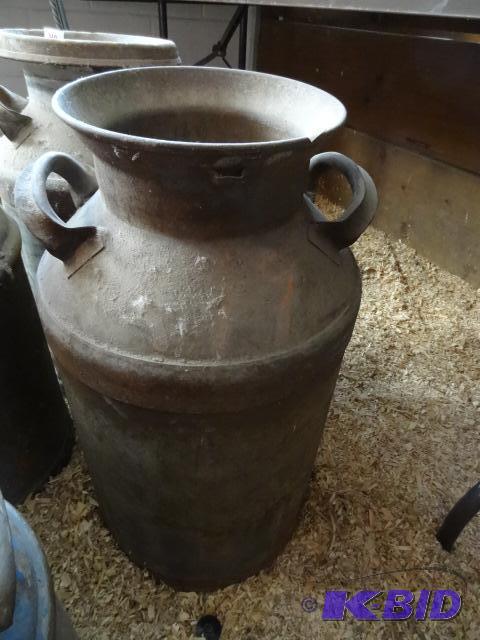Large Metal Cream Can No Lid...