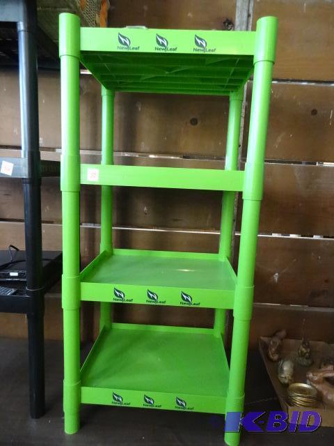 4 Tier Plastic Shelf Unit 20 X 16 X 43...