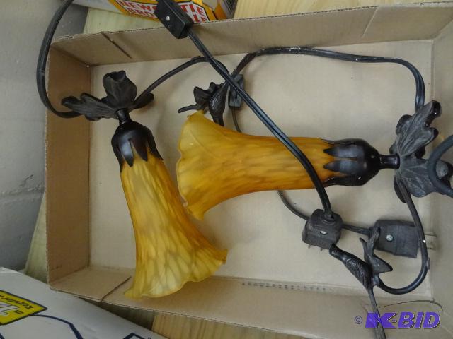 2 Table Standing Tulip Lights. 110 Volt Elect...