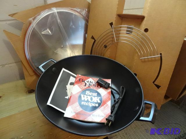 West Bend 6qt Electric Wok. New...