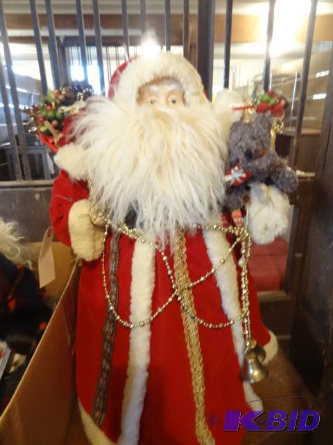 24&quot Tall santa Clause Tree Topper...