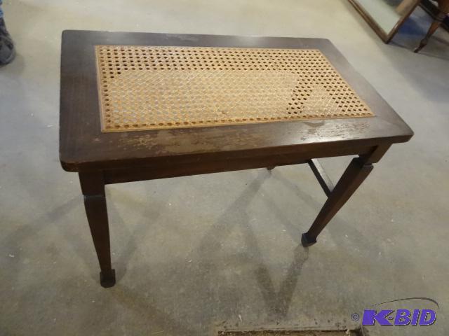 Vintage Wood Bench 24 X 14 X 18...