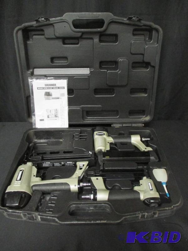 lot 00059 image: 3 Surebound 9755 Pneumatic Air Finishing Nailers