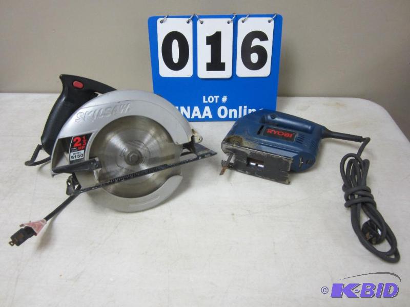 lot 16 image: Ryobi Jig Saw & Skilsaw Circular Saw