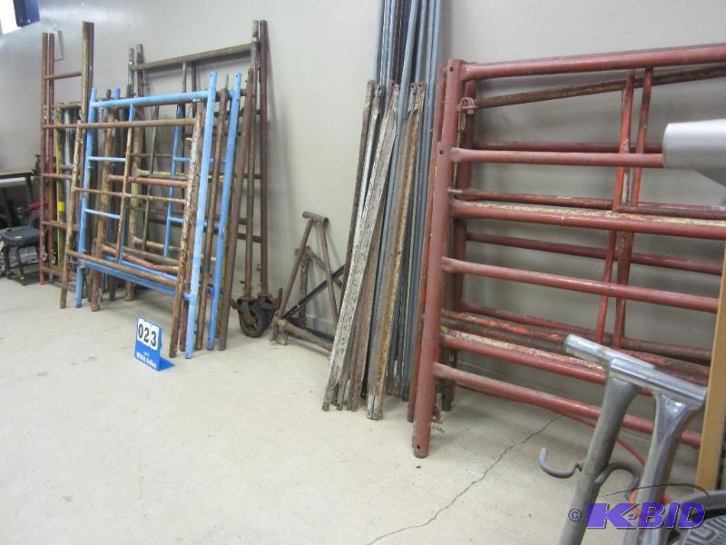 lot 23 image: Scaffolding Frame & Accessories