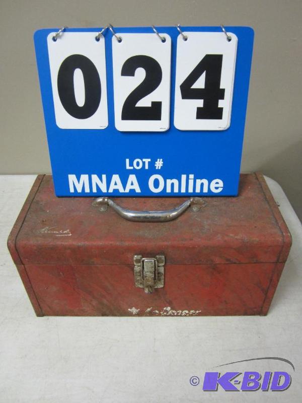 lot 24 image: Metal Kennedy Kits KK-16 Tool Box