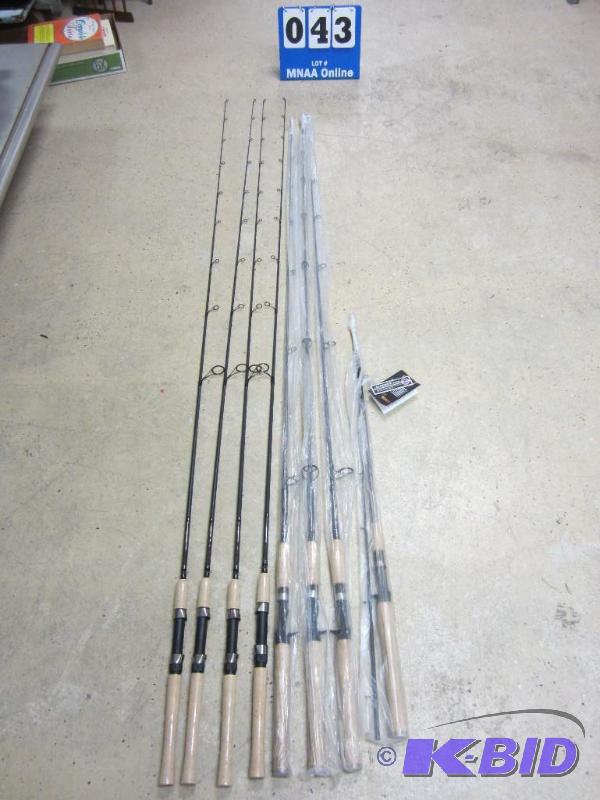 lot 44 image: 8 JR Tackle Plasma Series Fishing Rods
