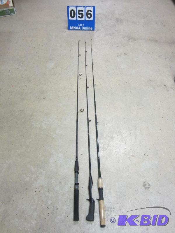 3 Fishing Rods - Johnson, Limited Edition & Shimano