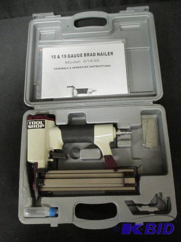 lot 61 image: Tool Shop Pneumatic Air Brad Nailer