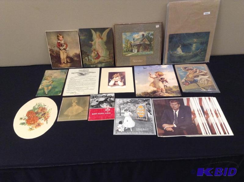 lot 108 image: Assortment Prints and Booklet