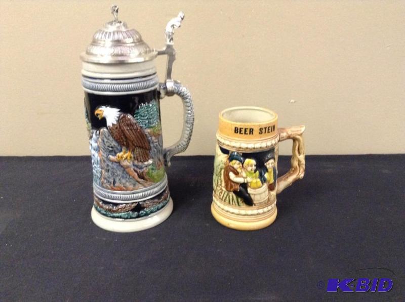 lot 114 image: 2 Beer Steins