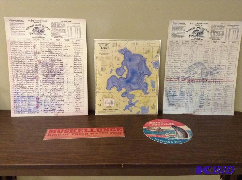 lot 15 image: Reproduction Musky Festival Stats