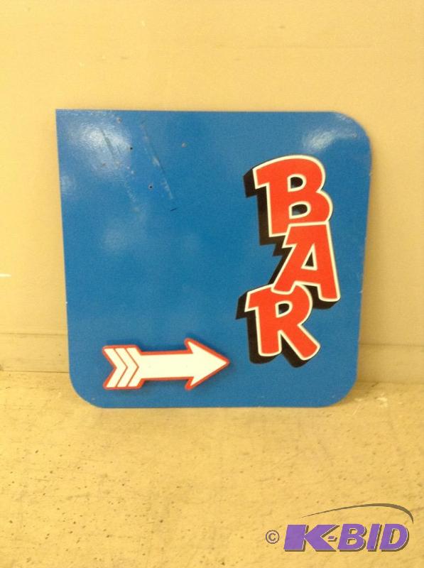 lot 18 image: Bar Sign Directional