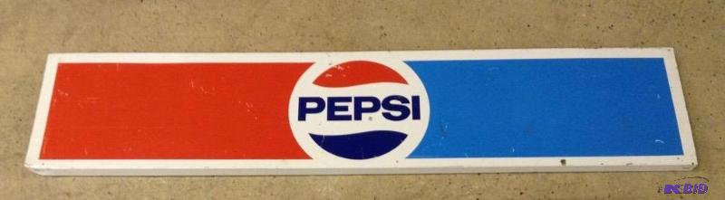lot 22 image: Pepsi Metal Signage