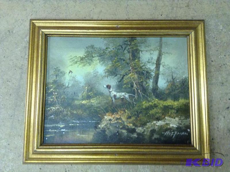 lot 28 image: Picture of a Hunting Dog