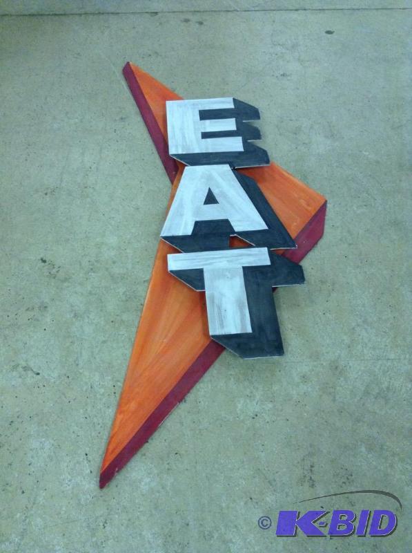 lot 41 image: Dimensional EAT Sign