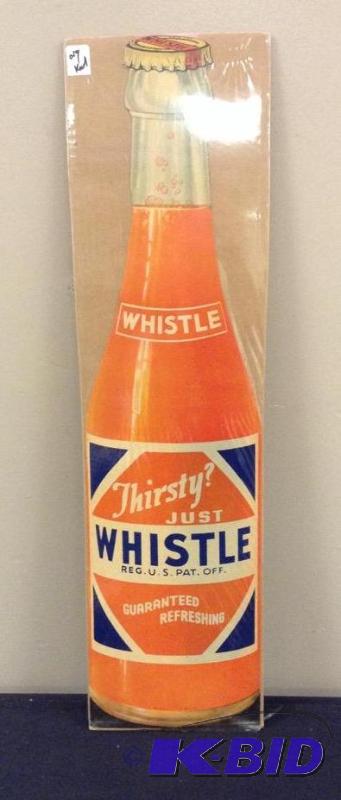 lot 56 image: Whistle Orange Soda Pop Advertising