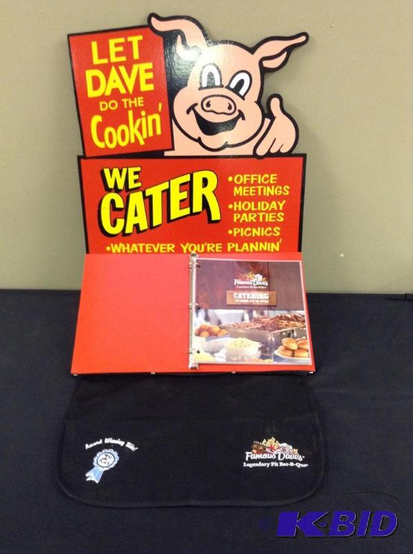 lot 60 image: Catering Info Stand