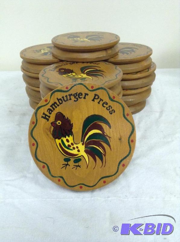 lot 78 image: More Decorative Hamburger Patty Presses