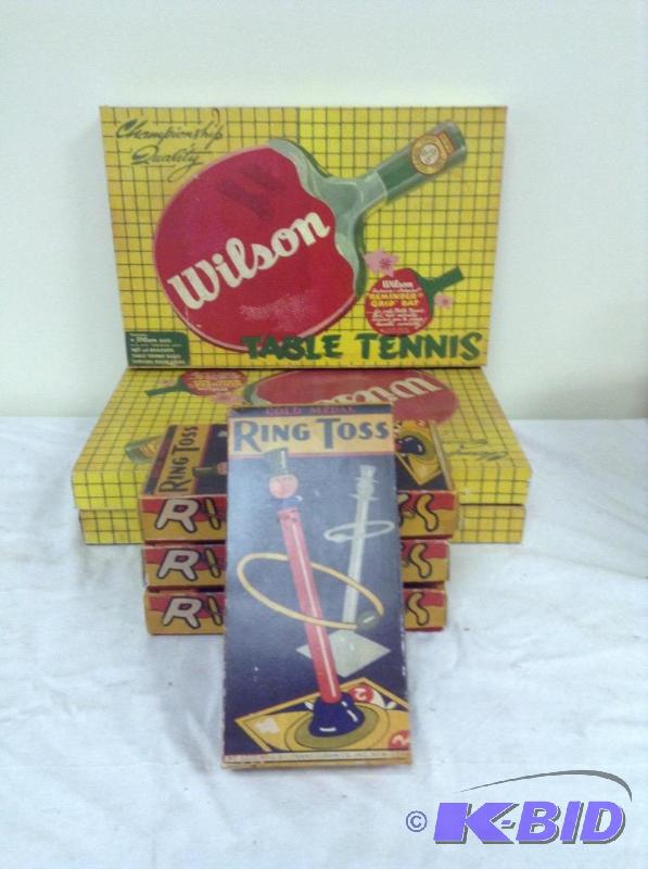 lot 83 image: Reproduction Game Boxes for Decor Only
