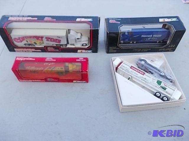 4-Toy Semi Trucks...