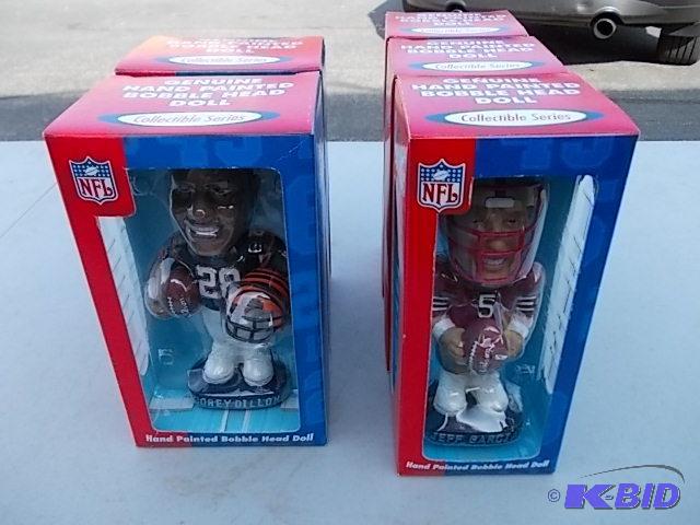 5-Bobble Heads (2-Corey Dillon, 3-Jeff Garcia...