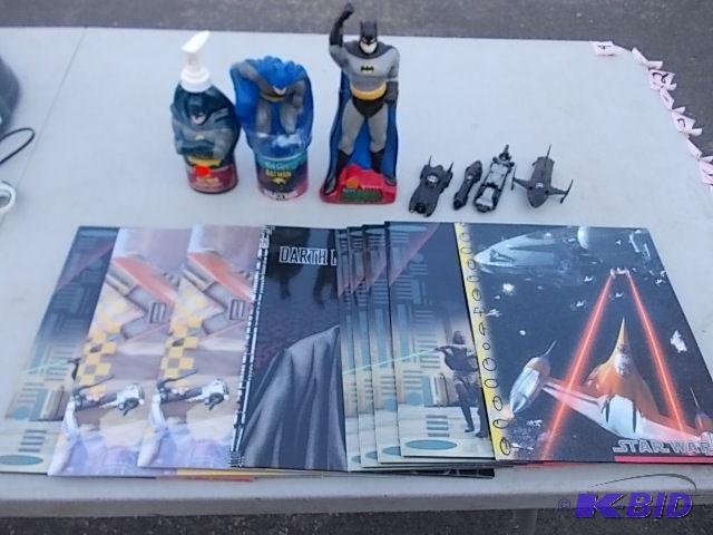 Star Wars Folders, Batman Soap Bottles, 4-Bat...