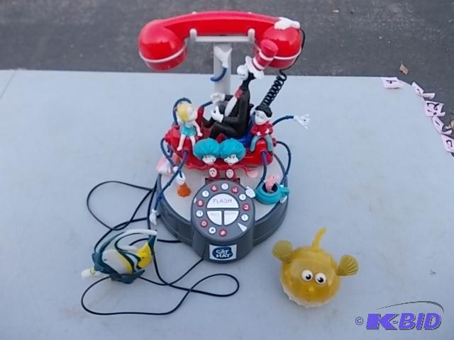 Cat In The Hat Phone, 2-Small Fish Toys...