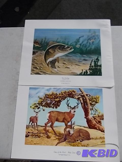 2-Wildlife Prints By Roger Preuss...