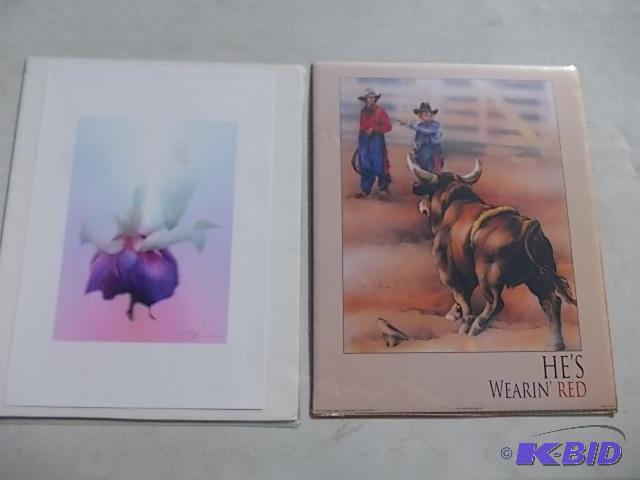 Rodeo Clowns By Dan McManis, Watercolor Flowe...