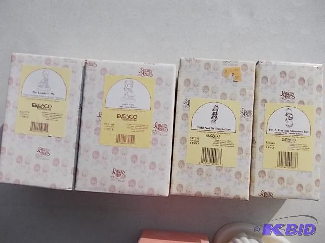 4-Precious Moments Figurines With Boxes...
