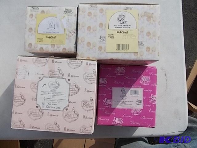 4-Precious Moments Figurines With Boxes...