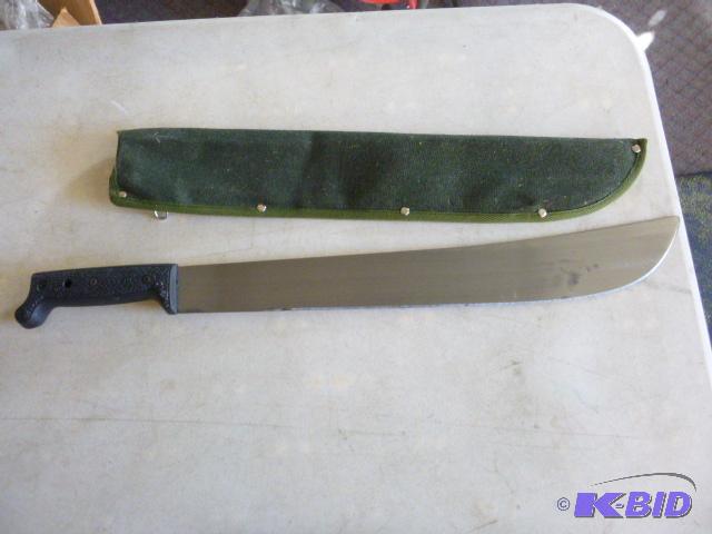 Machete with Sheath 18&quot blade....